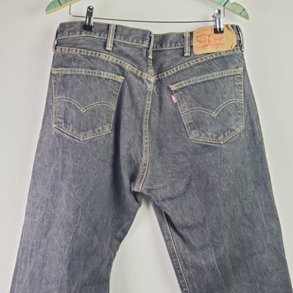 Vintage Levis 501 Button Fly Ultra Soft Jean 38/32 - Picture 8 of 12